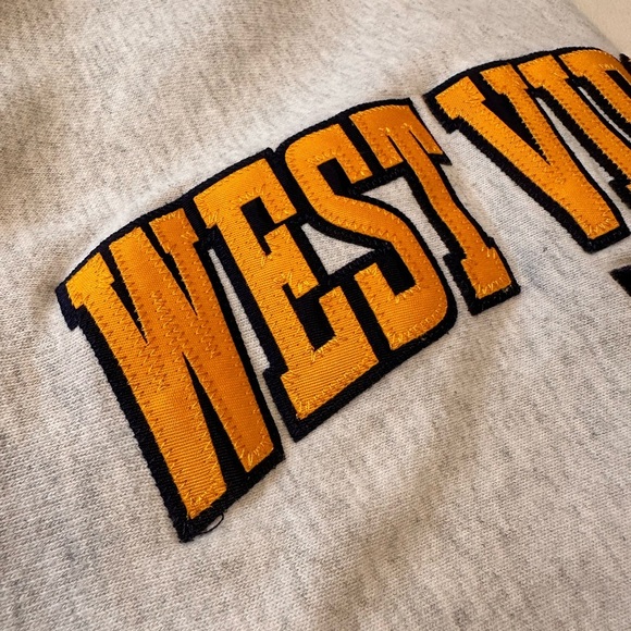 Rare Vintage West Virginia Champion Reverse Weave Size S Crewneck Sweatshirt - Picture 6 of 16
